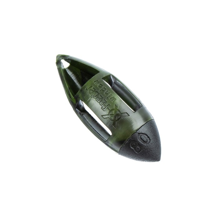 Груз-кормушка пластиковая X-FEEDER PL CAMO BULLET WINDOW S, цвет камо, 80 г, 25 мл Груз-кормушка пластиковая X-FEEDER PL CAMO BULLET WINDOW S, цвет камо, 80 г, 25 мл