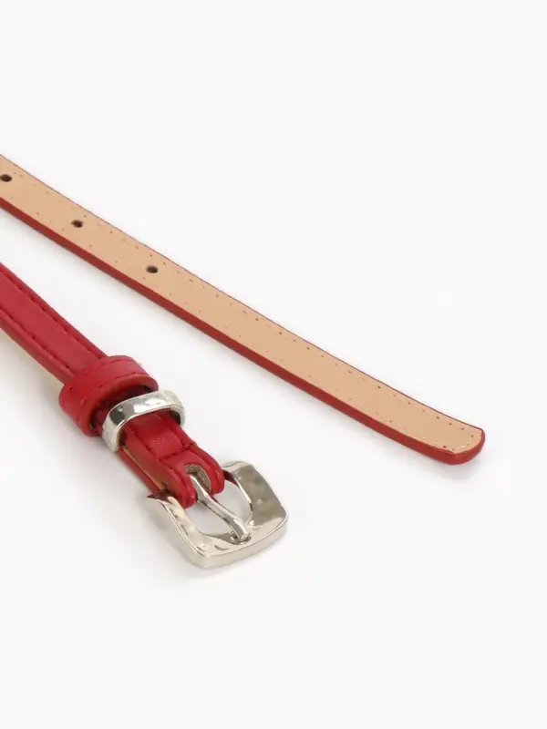 Ремень жен 05-02-02-01, Март2513, 1,3*0,3*110 см, без винта, пряж металл, 1 прокол,