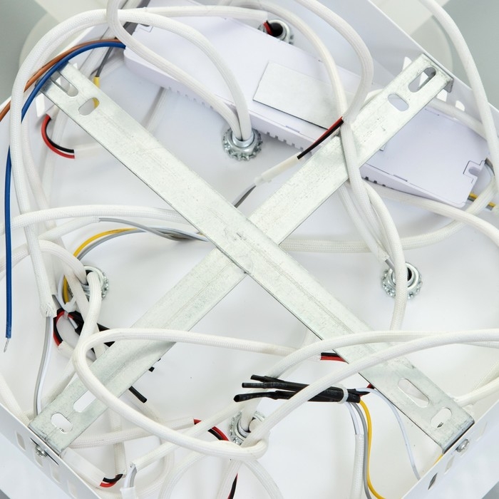 Люстра с ПДУ 59117/8WT LED 240Вт 3000-6000К диммер белый 55х55х10 см BayerLux