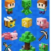 Конструктор UNICON Mini Blocks, Мой мир