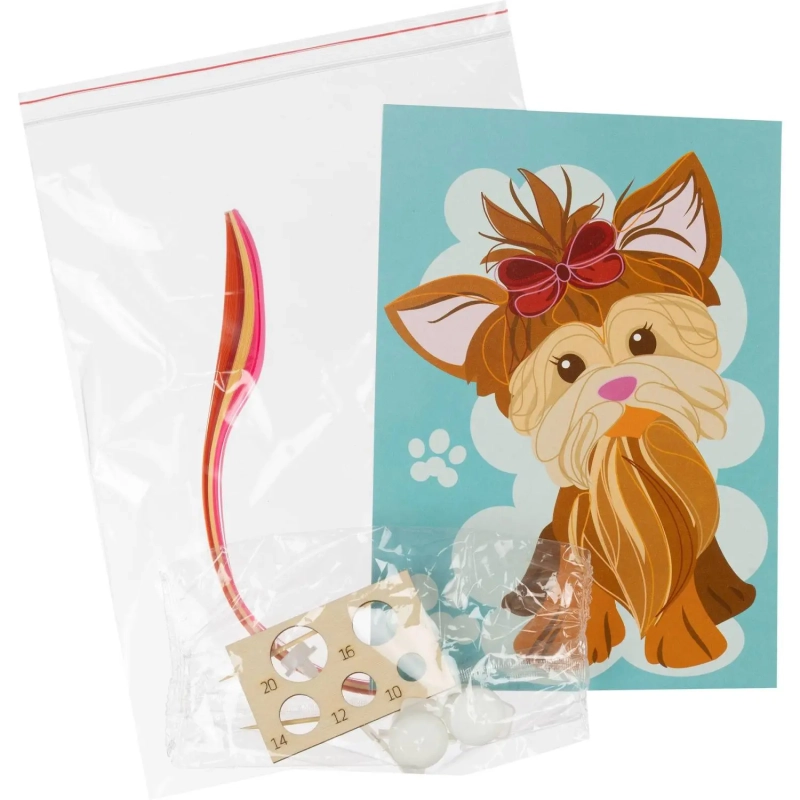 Набор для квиллинга Милый щенок, Квл-041