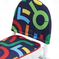Снегокат &laquo;Twiny 1+&raquo;, графичный, со спинкой, белый, чёрный, TW1+/ГФ Nika