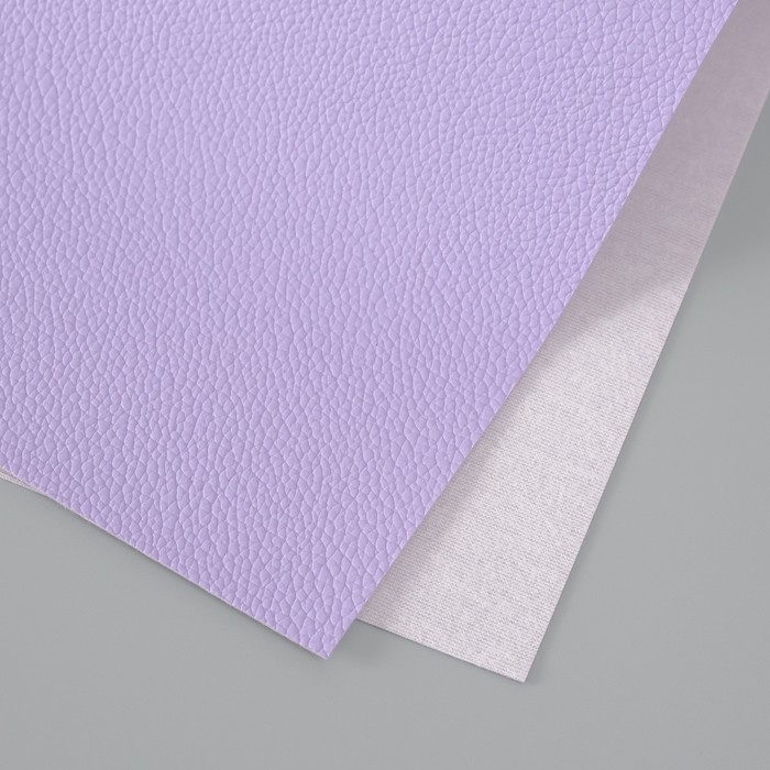 Лист для творчества иск.кожа Лист для творчества иск.кожа "Рисунок Личи" сиреневый лист 33х20 см толщина 0,7 мм