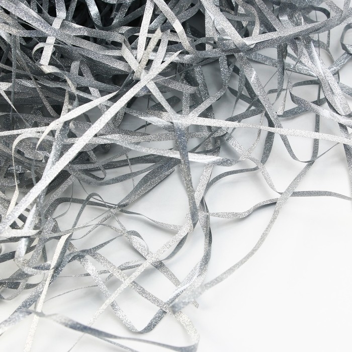 Наполнитель для шаров и подарков, упаковка, «Серебро» , 15 х 26 см Наполнитель для шаров и подарков, упаковка, «Серебро» , 15 х 26 см