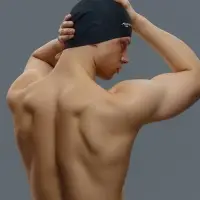 Шапочка для плавания взрослая ONLYTOP Swim, тканевая, обхват 54-60 см