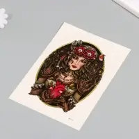 Переводная тату на тело цветная &laquo;Сердце леса&raquo;, 26.1&times;14.6 см