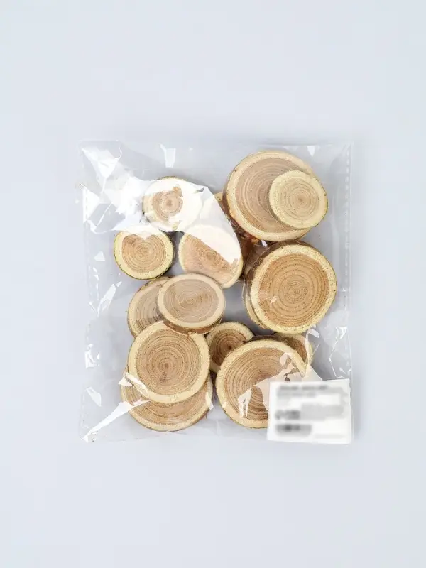 Декор &laquo;Спилы&raquo;, размеры МИКС, возможные размеры спилов: от 2 до 14 см