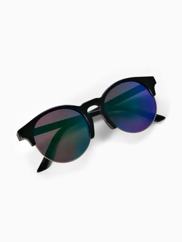 Очки солнцезащитные &laquo;OneSun. Панто&raquo;, uv 400, линза 4.7&times;4.1 см, синие