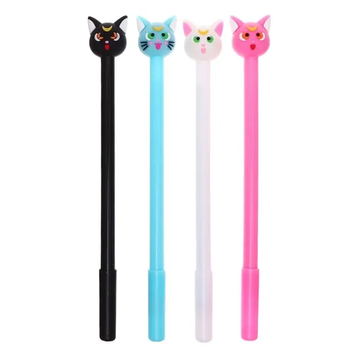 Ручка - прикол гелевая «Кот», синий стержень, МИКС