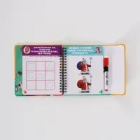 Многоразовая книга с играми &laquo;Маша и Медведь&raquo;, 30 мини-игр + маркер