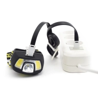 Фонарь налобный ЯРКИЙ ЛУЧ LH-160A Stalker CREE XP-G2 +2COB диммер акк