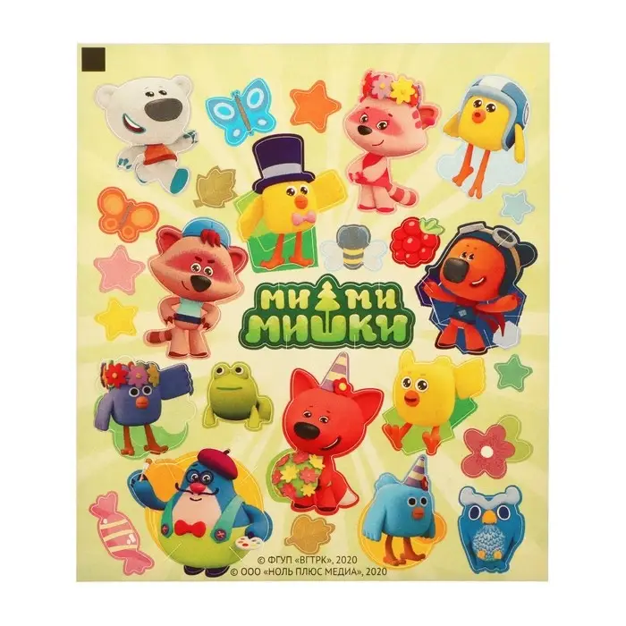 Наклейки для  пасхального декора "Мимимишки"