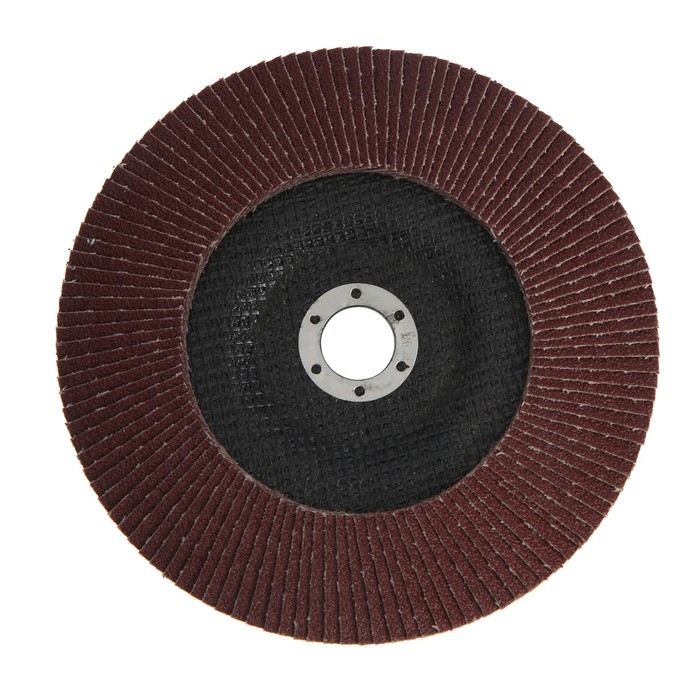 Круг лепестковый торцевой ТУНДРА, 180 х 22 мм, Р60