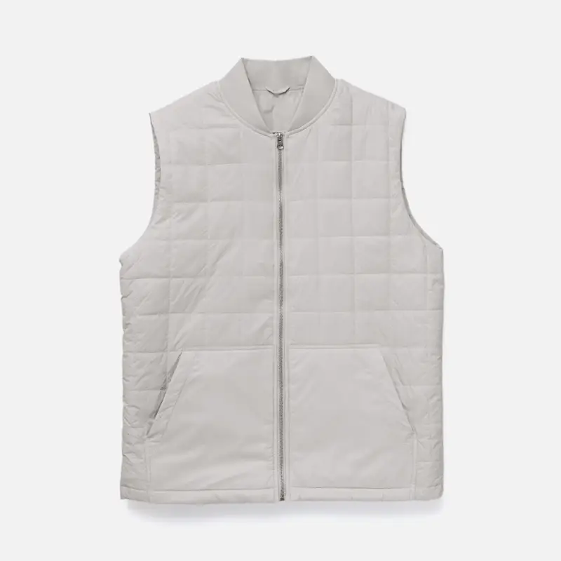 Жилет унисекс Warmbridge, светло-серый, размер 3XL