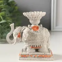 Подсвечник на 1 свечу &laquo;Слон индийский&raquo;, 10&times;10.5&times;6 см