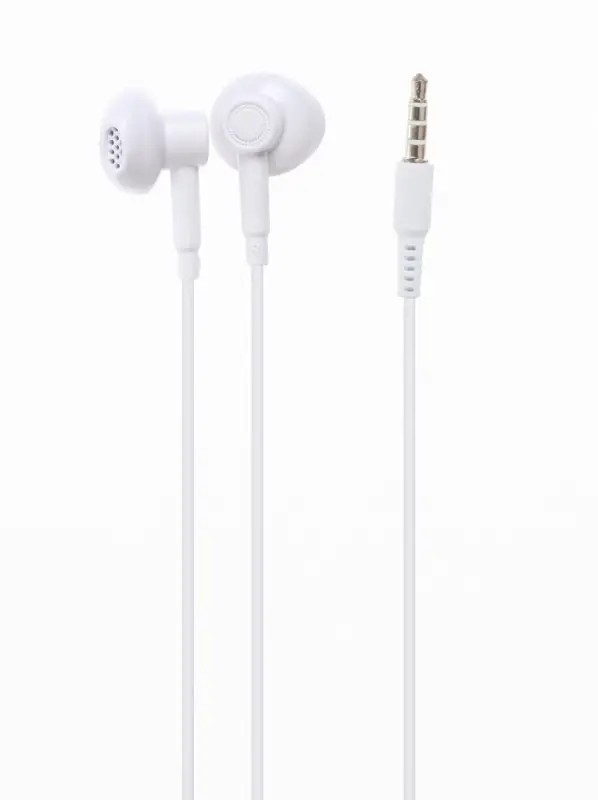 Наушники проводные SY-812, вкладыши, микрофон, Jack 3.5 мм, белые