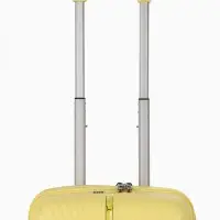 Чемодан на съёмных колёсах, 18", кодовый замок, 33&times;16&times;49 см, жёлтый