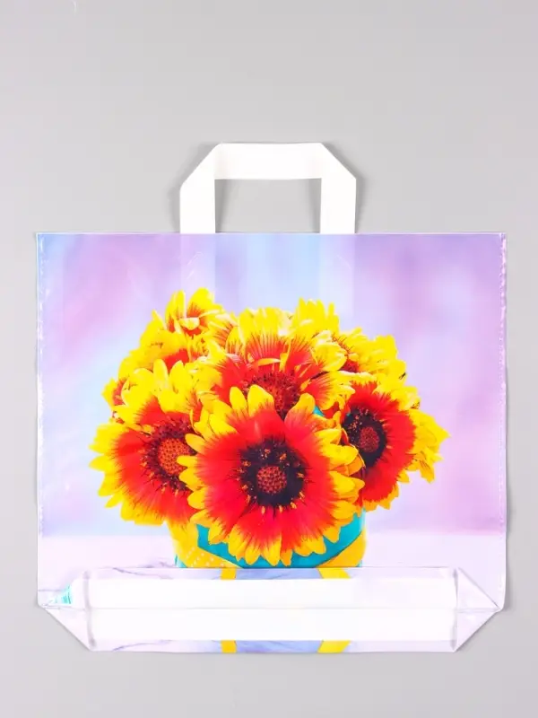 Пакет &laquo;Марлен&raquo;, полиэтиленовый с петлевой ручкой, 38&times;34 + 3 см, 70 мкм