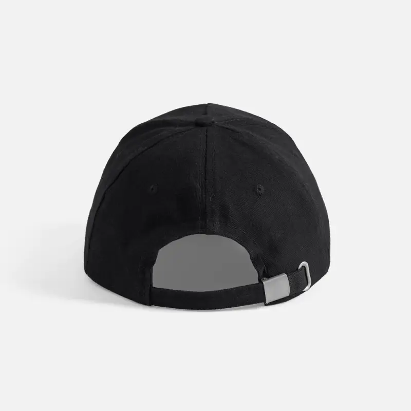 Бейсболка Long Beach, черная с ярко-синим