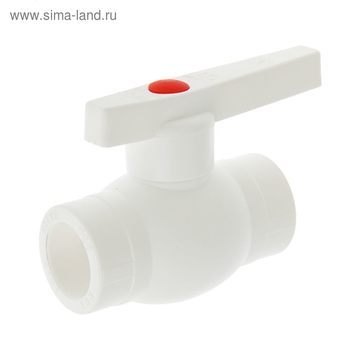 Кран VALFEX OPTIMA, полипропиленовый, со стальным омедненным шаром, d=25 мм Кран VALFEX OPTIMA, полипропиленовый, со стальным омедненным шаром, d=25 мм