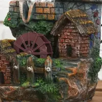Фонтан настольный &laquo;Дом с соломенной крышей&raquo;, 13&times;17 см, с подсветкой