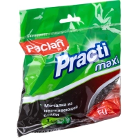 Губка-мочалка металлическая большая D=9,5см.,вес=34,8гр. PACLAN