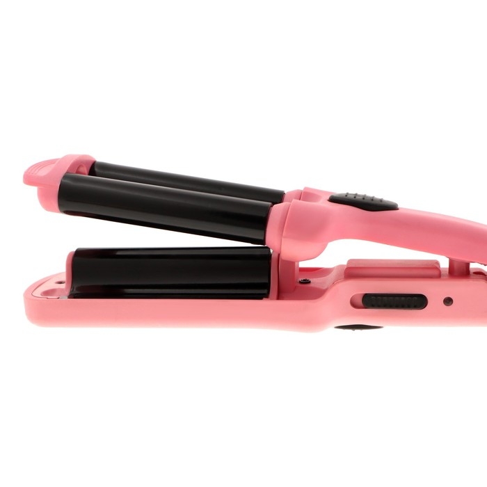 Плойка Luazon LW-20, 35 Вт, керамическое покрытие, d=12 мм, 180°С, розовая Плойка Luazon LW-20, 35 Вт, керамическое покрытие, d=12 мм, 180°С, розовая