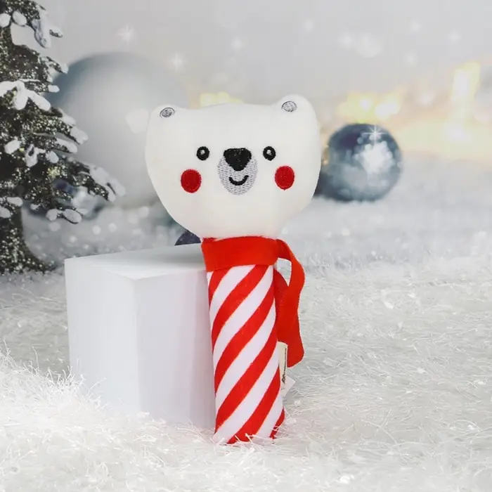 Игрушка - пищалка Крошка Я &laquo;Новогодний мишка&raquo;