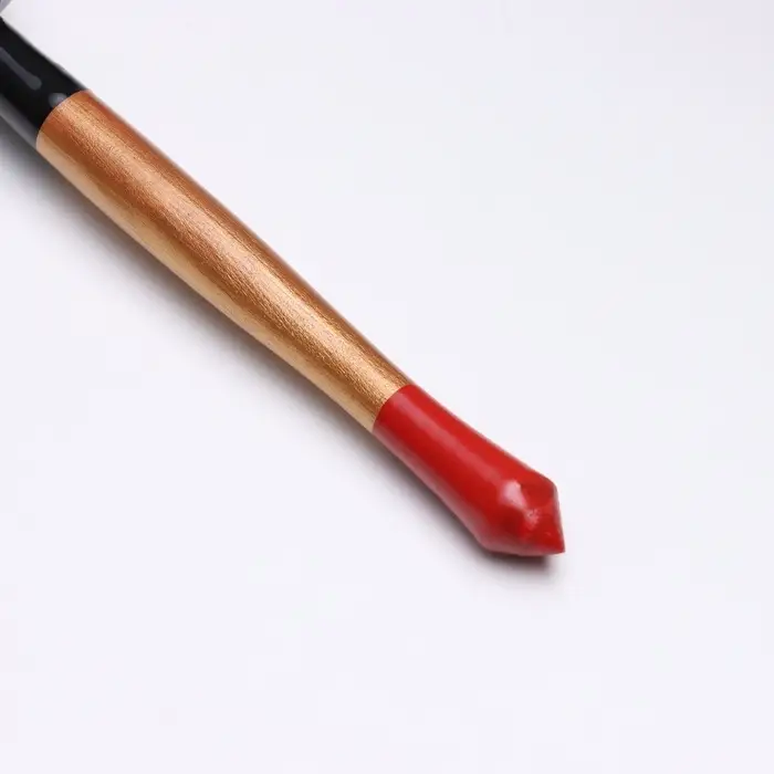 Ложка деревянная &laquo;Чернушка&raquo;, полубаская, 20&times;6.3 см, хохлома, ручная роспись, МИКС