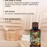 Настой для бани целебный Laboratory Katrin с эфирным маслом мяты, экстрактами лаванды и можжевельника, 250 мл