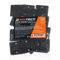Площадка самоклеящаяся Bigtech BT-CTP-30-30-B,черный,30x30x7,5 мм,20 шт/уп