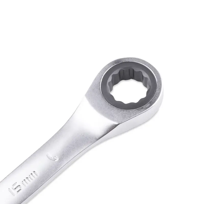 Ключ гаечный комбинированный трещоточный (15 мм) AVS K60015