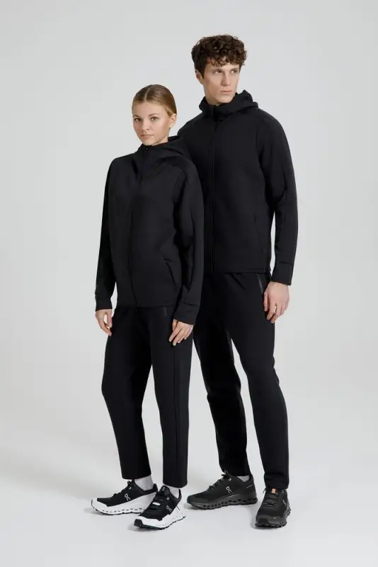 Куртка с капюшоном унисекс Begi, черная, размер S Куртка с капюшоном унисекс Begi, черная, размер S