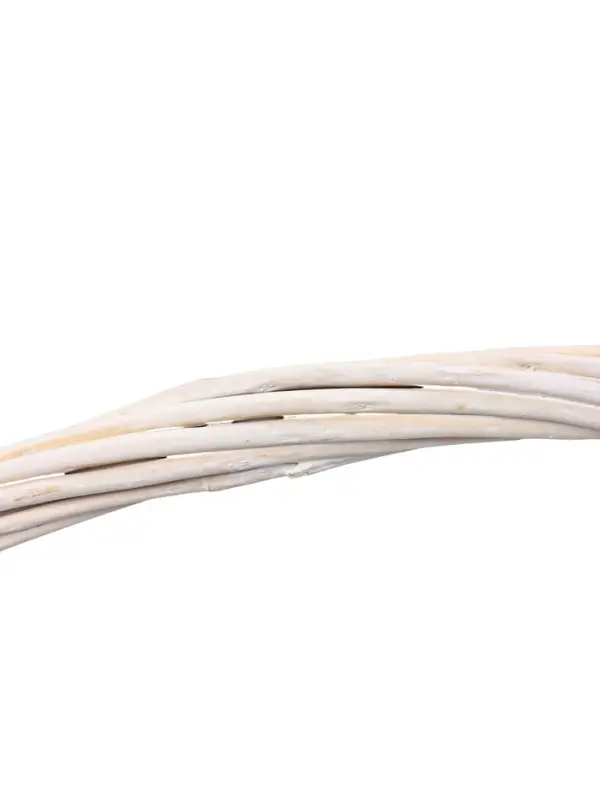 Набор корзин 2 шт  41х36х12, 36х33х112 см ручка h=20 см белый