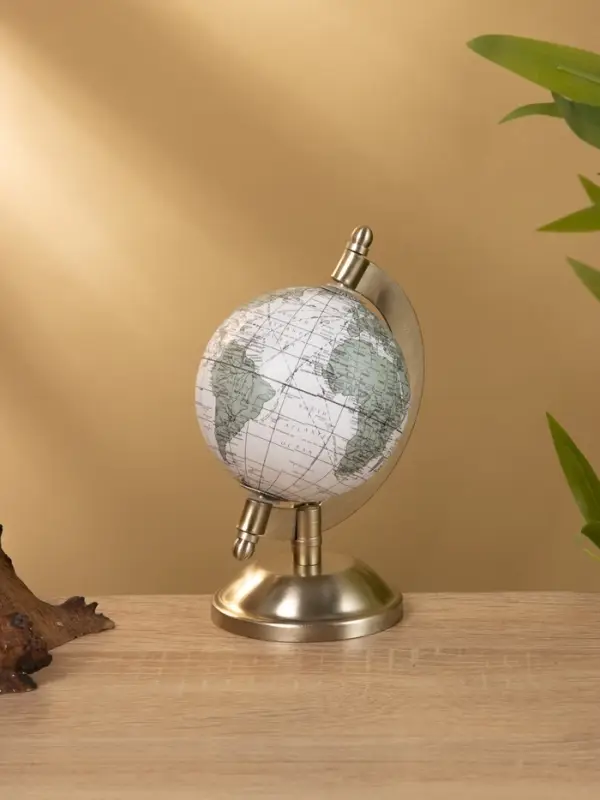 Глобус сувенирный, 10×8×15 см, подставка металл