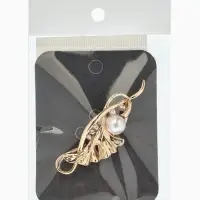 Брошь &laquo;Цветок&raquo; калла, жемчуг, цвет белый в золоте