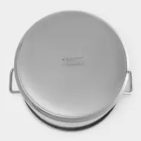 Котёл Катунь &laquo;Общепит&raquo;, 30 л, d=40 см, h=28 см, с крышкой, капсульное дно, индукция, нержавеющая сталь, хромированная