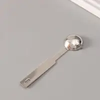 Ложка для плавления сургуча и воска, металл, 14 г, 11.8×2.5 см