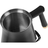 Чайник HYK-S5500 0.7л. 1000Вт черный (металл)