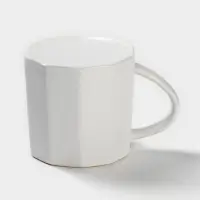 Кружка с ложкой Simple, 350 мл, керамика, белая