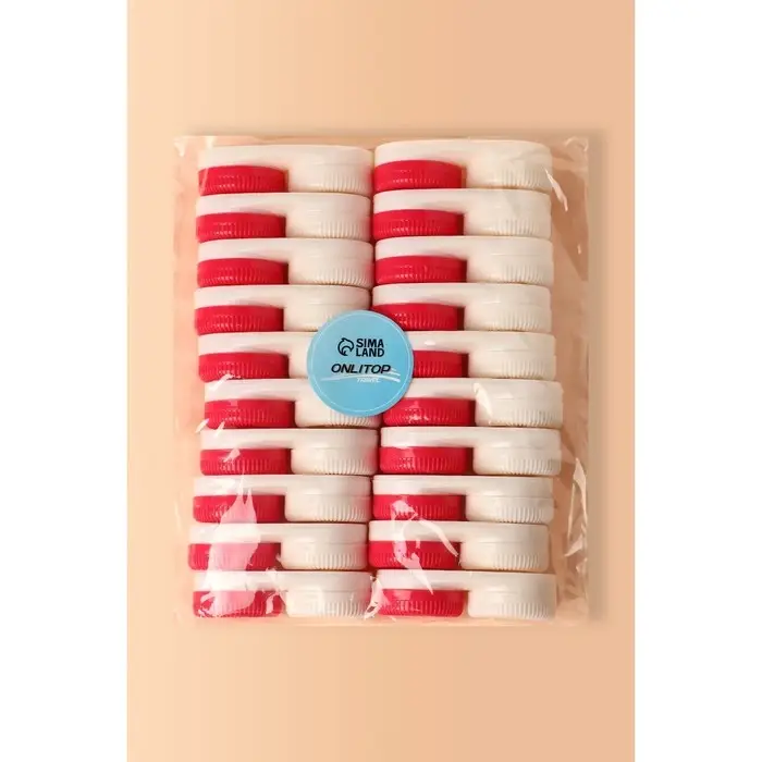 Контейнер д/контакт линз 6*2,8см Ребристый (наб 20шт цена за наб)  за набор МИКС ОТ