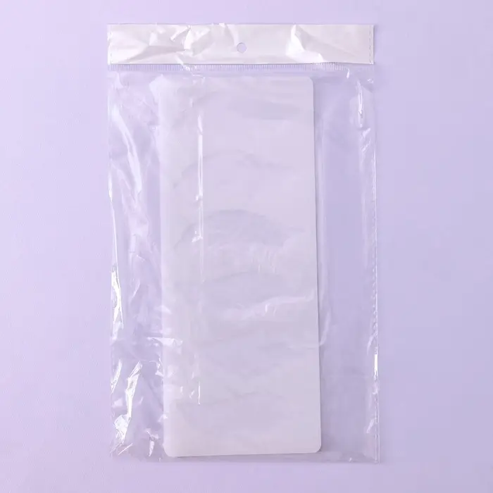 Форма для шоколада &laquo;Листочки&raquo;, силикон, 6 ячеек, 22&times;9&times;0.3 см, прозрачная