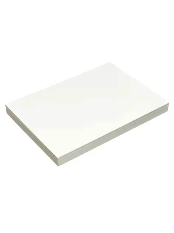 Картон белый А4, 100 листов, мелованный 200 г/м&sup2;