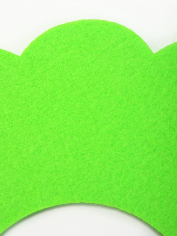 Ветеринарный воротник из фетра  Ветеринарный воротник из фетра "Ромашка", размер S, зелёный