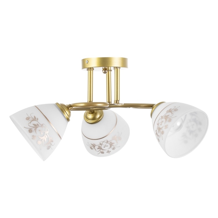 Люстра Люстра "Элора" 3хЕ27 40Вт золото 58х26 см