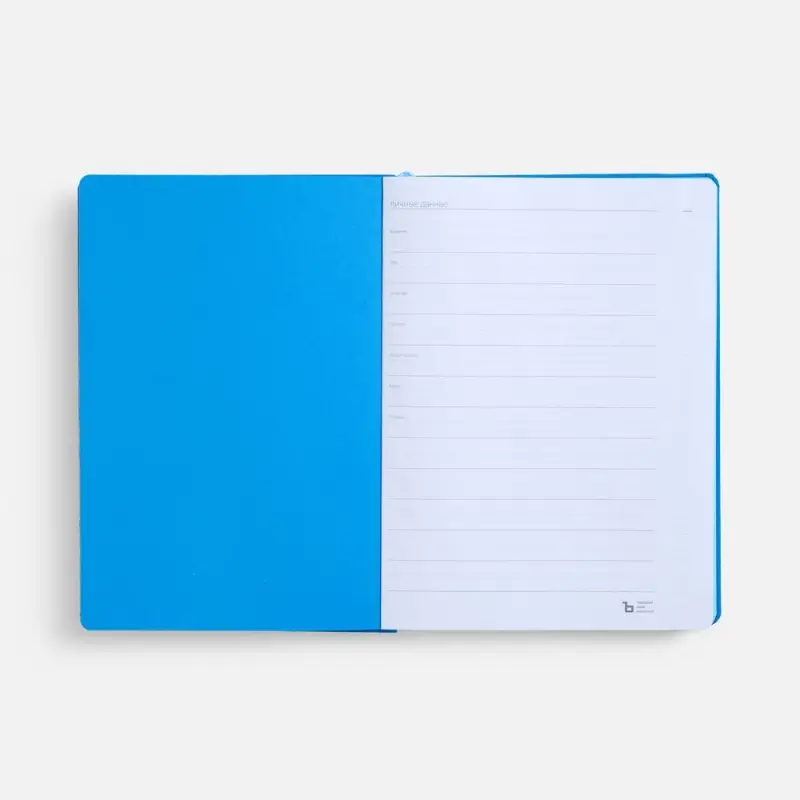 Ежедневник Peel, недатированный, голубой Ежедневник Peel, недатированный, голубой