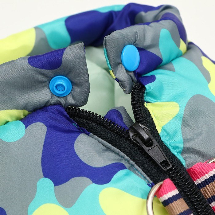 Комбинезон принтованный с замком на спине, размер 14 (ДС 32 см,ОГ 42 см,ОШ 31 см), голубой Комбинезон принтованный с замком на спине, размер 14 (ДС 32 см,ОГ 42 см,ОШ 31 см), голубой