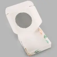 Коробка подарочная самосборная с окном &laquo;Счастливых моментов&raquo;, 11.5&times;11.5&times;3 см
