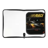 Папка для труда А4 &laquo;Авто на старте&raquo;, молния вокруг/откидная планка