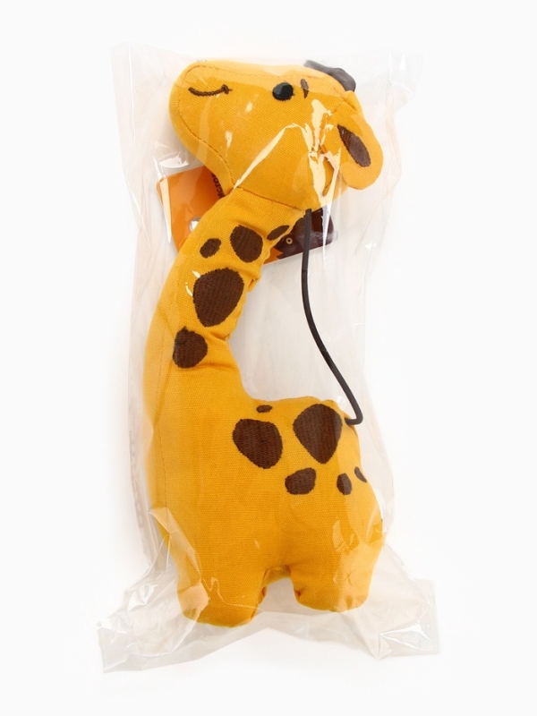 Игрушка для собак с пищалкой «Жирафик» из текстиля, 12*25 см Игрушка для собак с пищалкой «Жирафик» из текстиля, 12*25 см